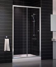 Душевое ограждение Vegas Glass ZP (knob) 0120 07 01 профиль матовый хром, стекло прозрачное