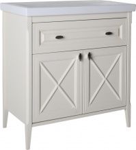 Тумба с раковиной ASB-Woodline Монте 80 бежевая