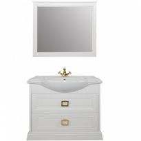 Мебель для ванной Tessoro Foster 80 напольная белая