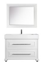 Мебель для ванной Vod-ok Риккардо 100 белая, с ящиками