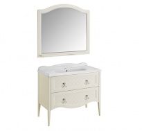 Мебель для ванной ASB-Woodline Верано 100 бежевая