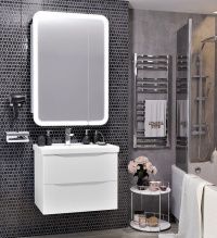 Мебель для ванной Opadiris Элеганс 70 белая матовая