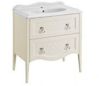 Тумба с раковиной ASB-Woodline Верано 80 бежевая