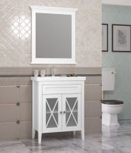 Мебель для ванной Opadiris Палермо 70 белая матовая