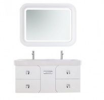 Мебель для ванной Vod-ok Астрид 120 с 5 ящиками белая