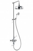 Душевая стойка Cezares BOHEMIA-CD2-T-01-BI с термостатическим смесителем