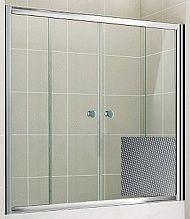 Шторки для ванны Cezares Pratico VF-2-170/140-P-Cr