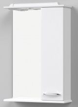 Зеркало-шкаф Vod-ok Колумбия 55 R белый