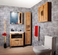 Мебель для ванной Бриклаер Лофт 70 метрополитен грей