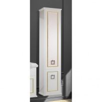 Колонка Tessoro Foster 38 подвесная, белая с патиной золото, правая