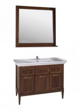 Мебель для ванной ASB-Woodline Гранда 105 антикварный орех