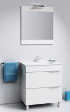 Мебель для ванной Aqwella Бриг 75 белая напольная