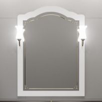 Зеркало Opadiris Лоренцо 80 белое матовое