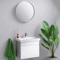 Мебель для ванной Aqwella Смарт 60 бетон светлый