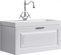 Тумба с раковиной Aqwella 5 stars Империя 80 белый глянец