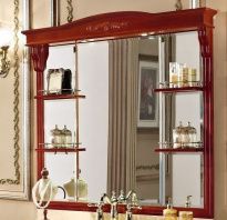 Зеркало Tessoro Medici 120 темный орех