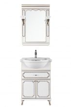 Мебель для ванной Vod-ok Мариэль 65 белая с золотом