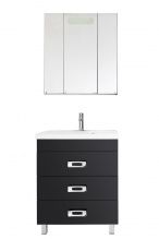 Мебель для ванной Vod-ok Орландо 80 черная