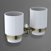 Два стакана ART&MAX Antic Crystal AM-E-2688SJ-Br бронза