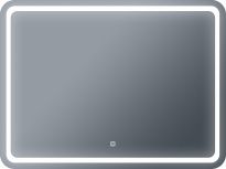 Зеркало Бриклаер Эстель-1 100 с подсветкой LED, сенсор на зеркале