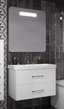Мебель для ванной Opadiris Арабеско 80 белая, с зеркалом