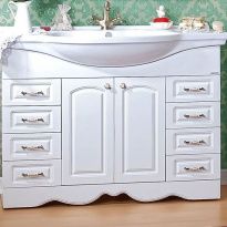 Тумба с раковиной Бриклаер Анна 120 белая