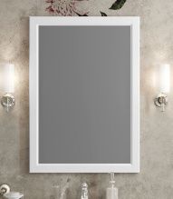 Зеркало Opadiris Омега 65 белое матовое