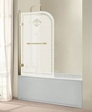 Шторки для ванны Cezares Retro-A-V-1-80/145-PP-G-L	