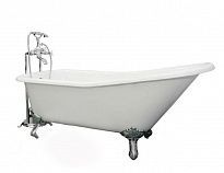 Ванна чугунная Elegansa Schale 170*75*48 хромированные ножки