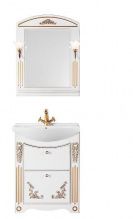 Мебель для ванной Vod-ok Кармен 75 с ящиками патина золото