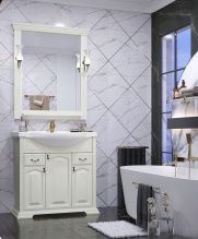 Мебель для ванной Opadiris Риспекто 85 слоновая кость