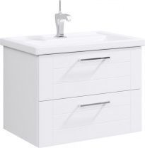 Тумба с раковиной Aqwella Манчестер 70 белая подвесная