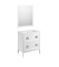 Мебель для ванной ASB-Woodline Рома 80 Н белая