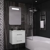 Мебель для ванной Opadiris Арабеско 60 белая, с зеркалом