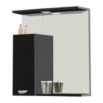 Зеркало-шкаф Vod-ok Марко 75 L черный