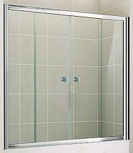 Шторки для ванны Cezares Pratico VF-2-170/140-C-Cr