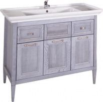 Тумба с раковиной ASB-Woodline Гранда 105 grigio