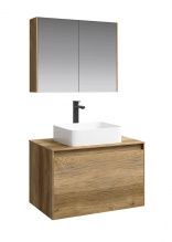 Мебель для ванной Aqwella 5 stars Mobi 80 фасад дуб балтийский, корпус дуб балтийский