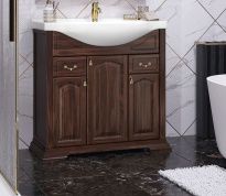 Тумба с раковиной Opadiris Риспекто 85 орех антикварный