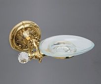 Мыльница ART&MAX Barocco Crystal AM-1786-Do-Ant-C античное золото