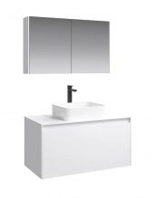 Мебель для ванной Aqwella 5 stars Mobi 100 фасад белый, корпус белый