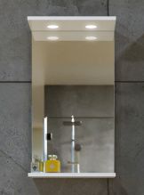 Зеркало Бриклаер Кристалл 40 белое