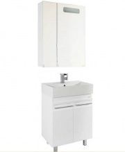 Мебель для ванной  Vod-ok Мальта 60 с дверками, белая