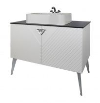 Тумба Tessoro Gala 80 (2 двери) белая