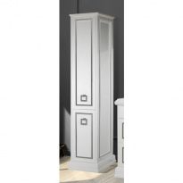 Колонка Tessoro Foster 40 напольная, белая с патиной серебро, левая