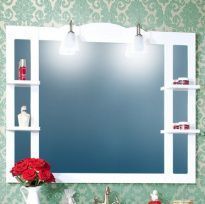 Зеркало Бриклаер Анна 120 белое