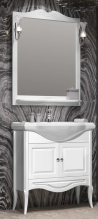 Мебель для ванной Opadiris Брунелла 80 белая матовая