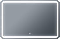 Зеркало Бриклаер Эстель-1 120 с подсветкой LED, сенсор на зеркале