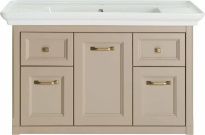 Тумба с раковиной ASB-Woodline Толедо 105 капучино