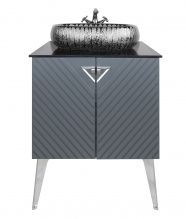 Тумба Tessoro Gala 60 (2 двери) серая